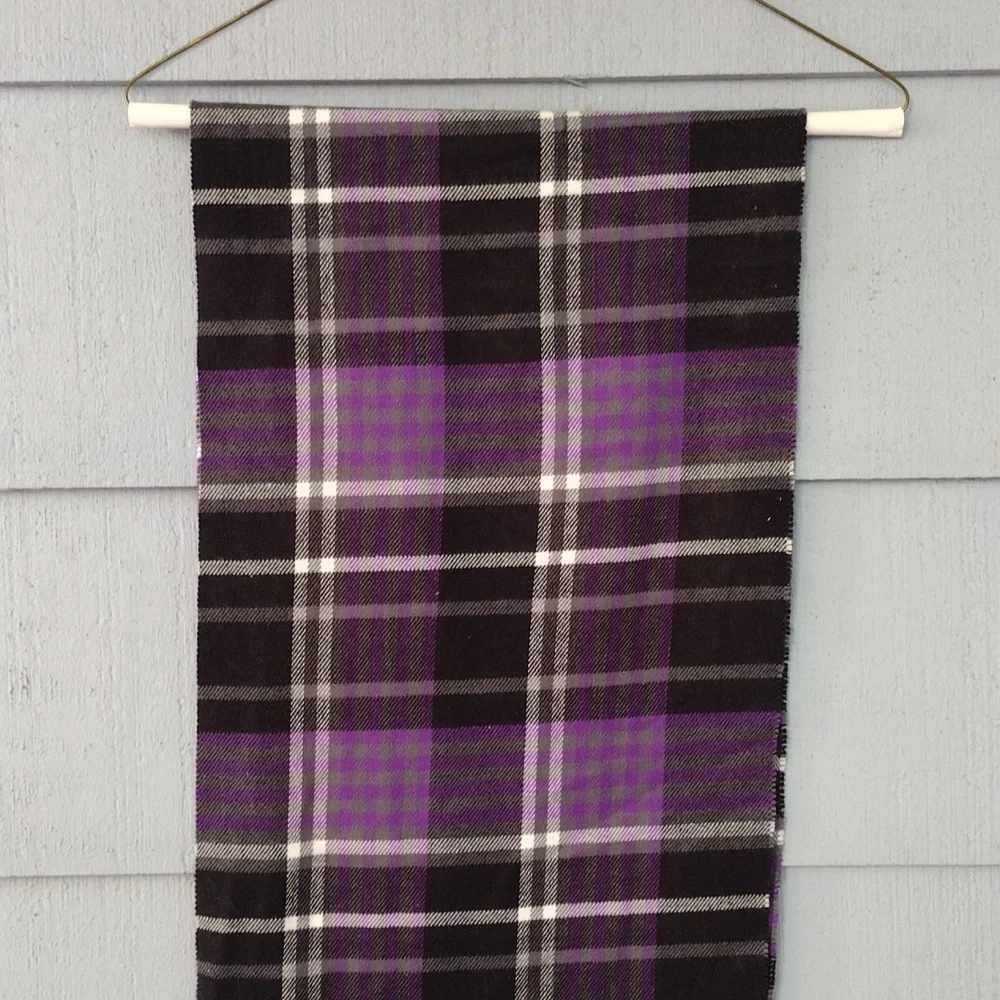 Cashmere Feel Plaid Italy Design Scarf